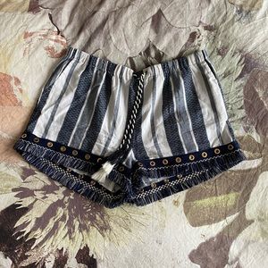 Navy and White Summer Shorts